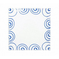 Gmundner Keramik Blaugeflammt 사각형 접시 31x31x2.8 cm