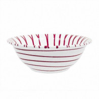 Gmundner Keramik Rotgeflammt 샐러드 그릇 d: 20 cm / 0,5 L