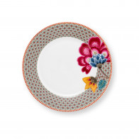Pip Studio Blooming Tales Khaki Frühstücksteller 21 cm