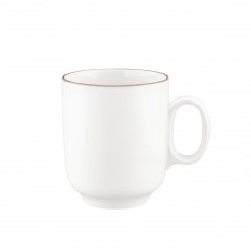 Seltmann Weiden Sento Pure Lines Cocoa Brown 손잡이 달린 머그 0.40 L