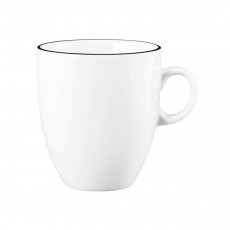 Seltmann Weiden Modern Life Black Line 손잡이있는 컵 0.40 L