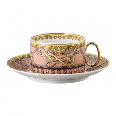 Rosenthal meets Versace La Scala del Palazzo - Rosa 찻잔 0.20 L 2개 세트.