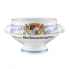 Seltmann Weiden Compact Bayern 사자 머리 테린 또는 'Weisswursttopf' 1.0 L