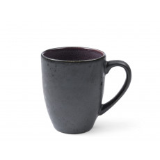 Bitz Gastro black / lilac 손잡이있는 컵 0.30 L / h : 10 cm