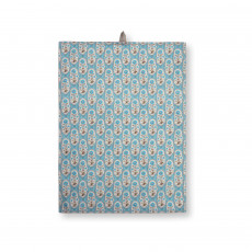 Pip Studio Blooming Tales Blue Geschirrtüchern Set 2-tlg. 50x70 cm
