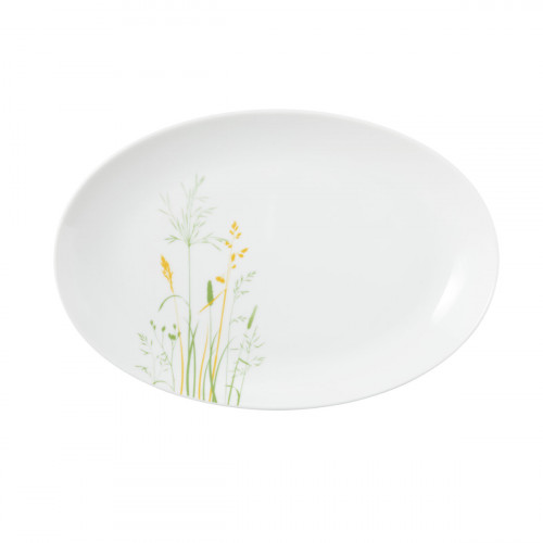 Seltmann Weiden Liberty Meadow Grasses Green Ovale serveerschaal 31,5x21 cm