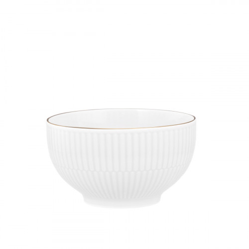 Seltmann Weiden Amina Wit Goldrand Cappuccino kom 11,5 cm