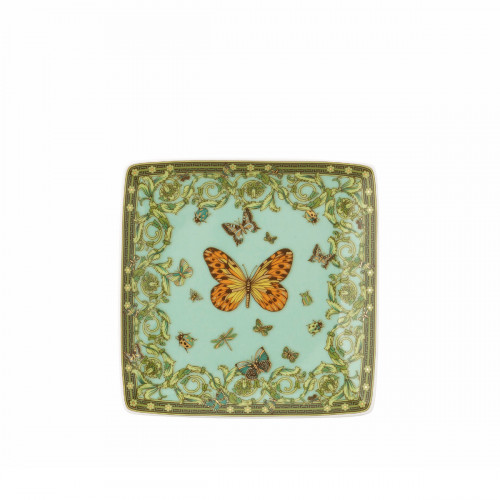 Rosenthal meets Versace Le Jardin de Versace 30 Years kom vierkant ondiep 12 cm