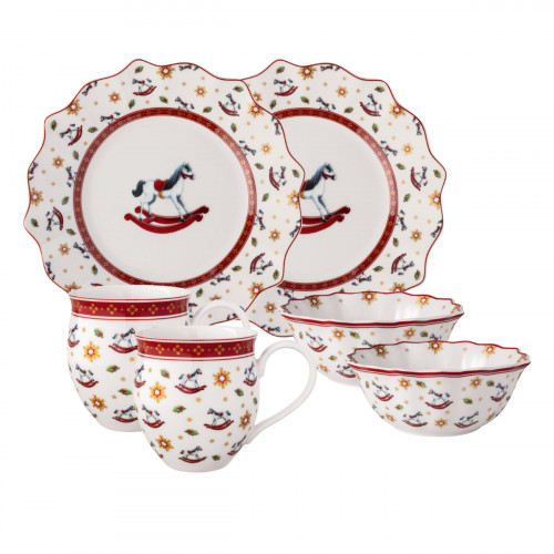 Villeroy & Boch Toy's Delight Ontbijtset Schommelpaard 6-delig