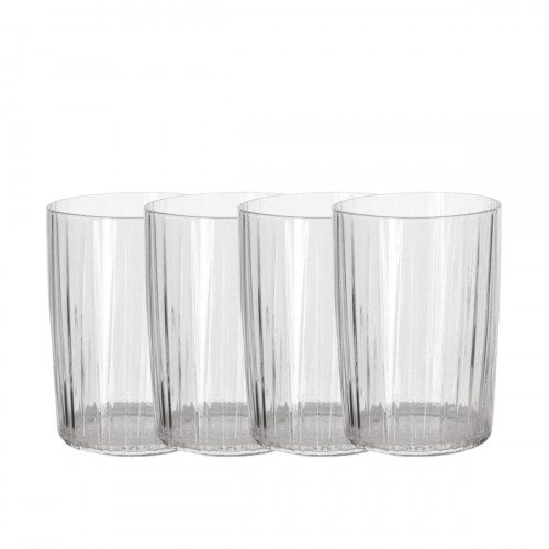 Bitz Kusintha - Glas clear Waterset 4-delig 0,28 L / h: 10 cm