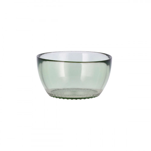 Bitz Kusintha - Glas green Schaal d: 12 cm