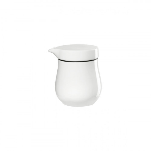 ASA SELECTION A Table Wit Sauskom met deksel - dubbelwandig 0,14 L / 9x7 cm / h: 10 cm