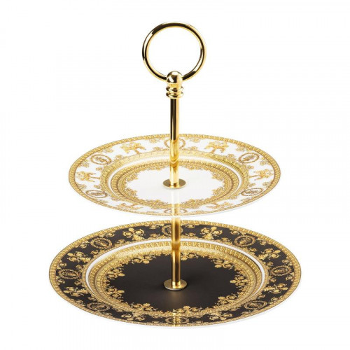 Rosenthal meets Versace I love Baroque Etagère klein 2-delig bord 18-22 cm