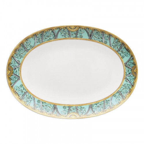 Rosenthal meets Versace La Scala del Palazzo - Verde Plaat 33 cm