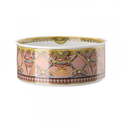 Rosenthal meets Versace La Scala del Palazzo - Roze Kom 19 cm / 1,90 L