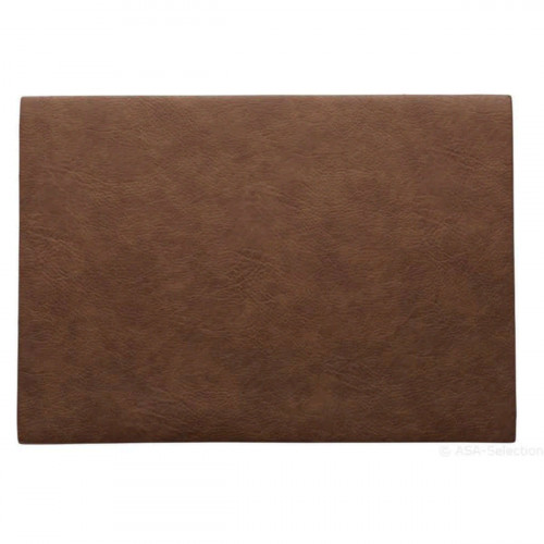 ASA SELECTION Table Tops Vegan Leather Tafelkleed caramel 33x46 cm