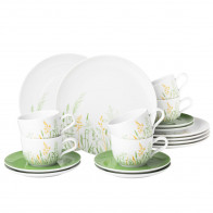 Seltmann Weiden Liberty Meadow Grasses Green Koffieservies 18-delig