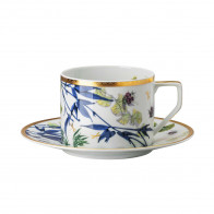 Rosenthal Heritage Turandot white Kombiobertasse met schotel 2-delig