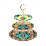 Rosenthal meets Versace Jungle Animalier etagère 3-delig bord 17-21-28 cm