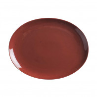 Kahla Homestyle siena red Plaat ovaal 32 cm