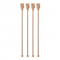 Sambonet Paderno Bar Utensils Cocktailroer Uil Set 4-delig 18,5 cm
