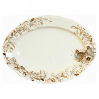 Gien Fayencerie Sologne Ovale plaat 45 x 33 cm