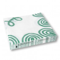 Gmundner Keramiek Grüngeflammt Servetten Lunch 33x33 cm 20 stuks