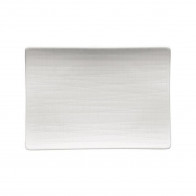 Rosenthal Mesh Wit Plaat plat 18x13 cm