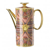 Rosenthal meets Versace La Scala del Palazzo - Roze Koffiepot 6 personen 1,20 L