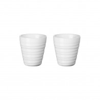 ASA SELECTION Thermo Thermobeker Espresso Set 2-delig. gedraaid wit 0,08 L / h: 7 cm