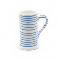 Gmundner Keramiek Blaugeflammt Bierglasvorm-A 0,5 L / h: 17 cm
