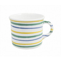Gmundner Keramiek Buntgeflammt Koffiemok glad 0,24 L / h: 7,8 cm