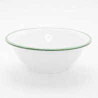 Gmundner Keramiek Grüner Rand Saladeschaal d: 20 cm / 0,5 L