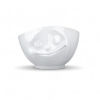 Fiftyeight Products TV Tassen  TV Melkkoffiekop - Kom wit gelukkig 0,5 L