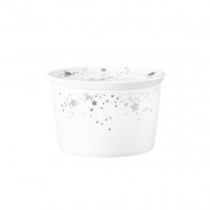 Seltmann Weiden Liberty Silver Stars Ronde schaal met deksel 14 cm