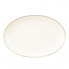 Seltmann Weiden Savona Oro Servierplatte oval 35x24 cm