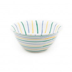 Gmundner Keramiek Buntgeflammt Saladeschaal d: 33 cm / h: 14 cm / 4,5 L