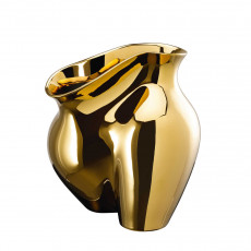 Rosenthal studio-line La Chute Vase goud getitaniseerd 26 cm