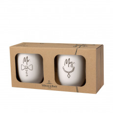 Villeroy & Boch Statement Mr and Mrs set 2-delig