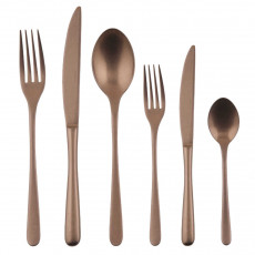 Sambonet Taste Vintage - Roestvast staal / PVD Kupfer Bestekset 36-delig. Volledige tang / Monoblok