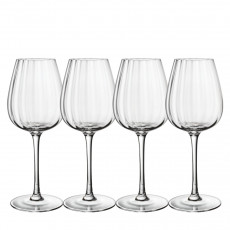 Villeroy & Boch Rose Garden Glas Witte wijnglas set 4-delig 430 ml / h: 21,8 cm