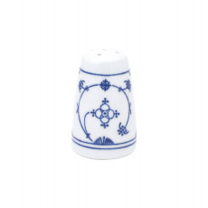 Kahla Blauw Saks - Indisch Blauw - Strohblumenmuster Peperstrooier h: 6 cm