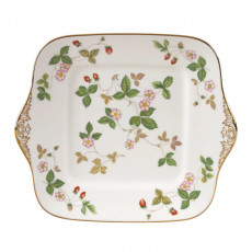 Wedgwood Wild Strawberry Rechthoekig taartbord 27 cm