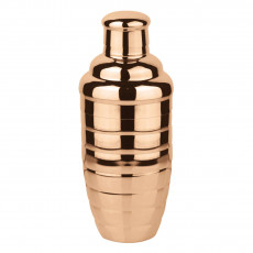 Sambonet Paderno Bar Utensils - Edelstahl / PVD Kupfer Cocktail Shaker h: 20,5 cm / 500 ml