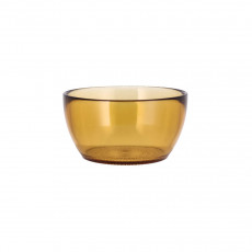 Bitz Kusintha - Glas amber Schaal d: 12 cm