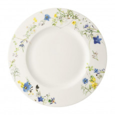 Rosenthal Brillance Fleurs des Alpes Ontbijtbord vlag 23 cm