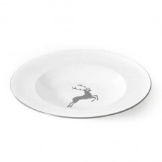 Gmundner Keramiek Grauer Hirsch Pastabord Gourmet d: 29 cm / h: 4,5 cm