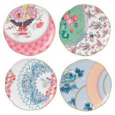 Wedgwood Butterfly Bloom Dessertbordenset, 4 stuks, 20 cm