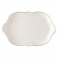 Rosenthal Sanssouci Elfenbein Goud Plaat 33,5 x 21,5 cm