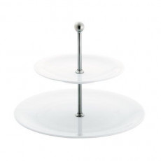 Kahla Update Wit - Belle Etage Etagere Midi 2-delig. Bovenste bord 21,5 cm / Onderste bord 31 cm